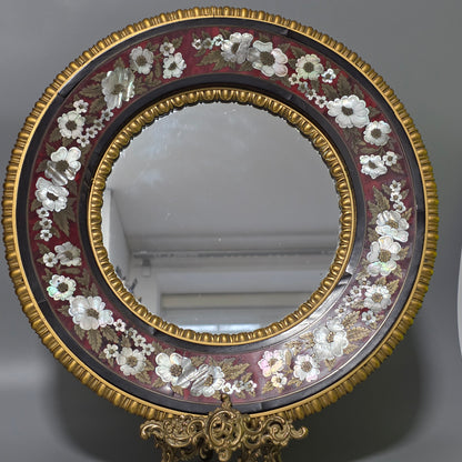 Outstanding Mid–Late 19th Century Boulle Work Wall Mirror (c.1880)