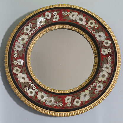 Outstanding Mid–Late 19th Century Boulle Work Wall Mirror (c.1880)