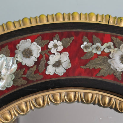 Outstanding Mid–Late 19th Century Boulle Work Wall Mirror (c.1880)