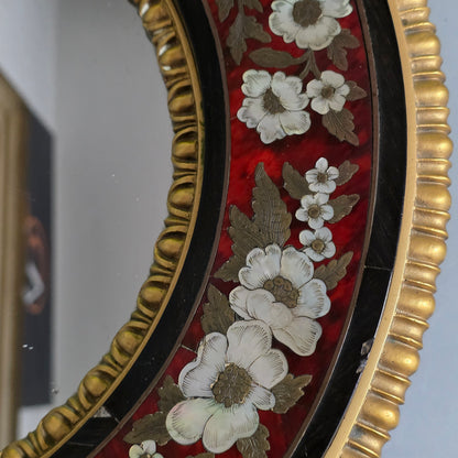 Outstanding Mid–Late 19th Century Boulle Work Wall Mirror (c.1880)