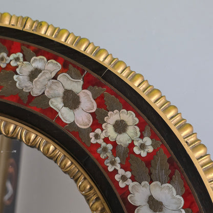 Outstanding Mid–Late 19th Century Boulle Work Wall Mirror (c.1880)