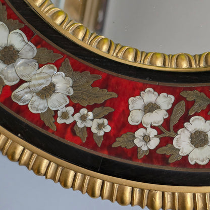 Outstanding Mid–Late 19th Century Boulle Work Wall Mirror (c.1880)