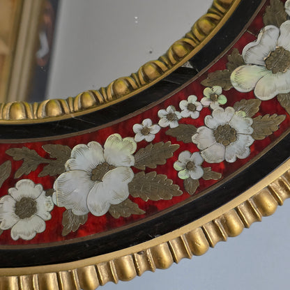 Outstanding Mid–Late 19th Century Boulle Work Wall Mirror (c.1880)