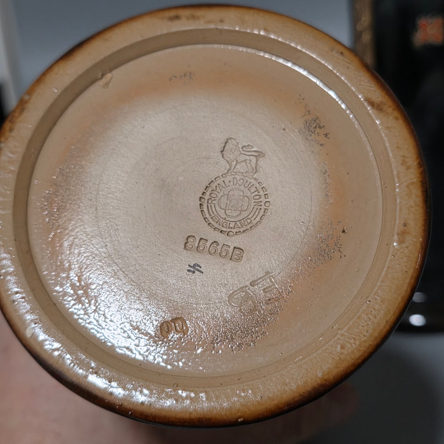 Fine Rare. Royal Doulton Stoneware pair of vases - Ethel Beard 1920s