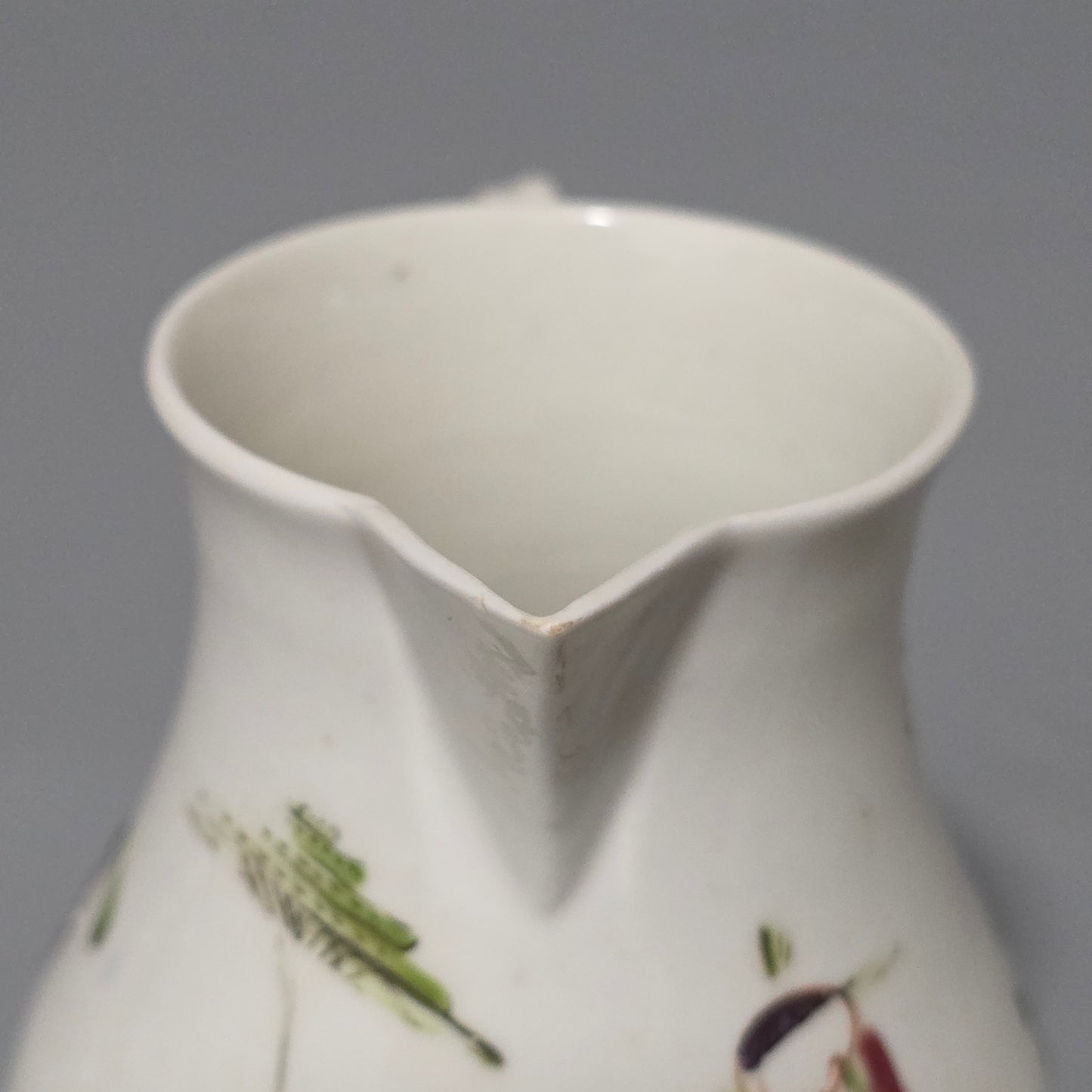 A Worcester Sparrow Beak Cream Jug, 18th Century, Baluster Form With Grooved Loop Handle