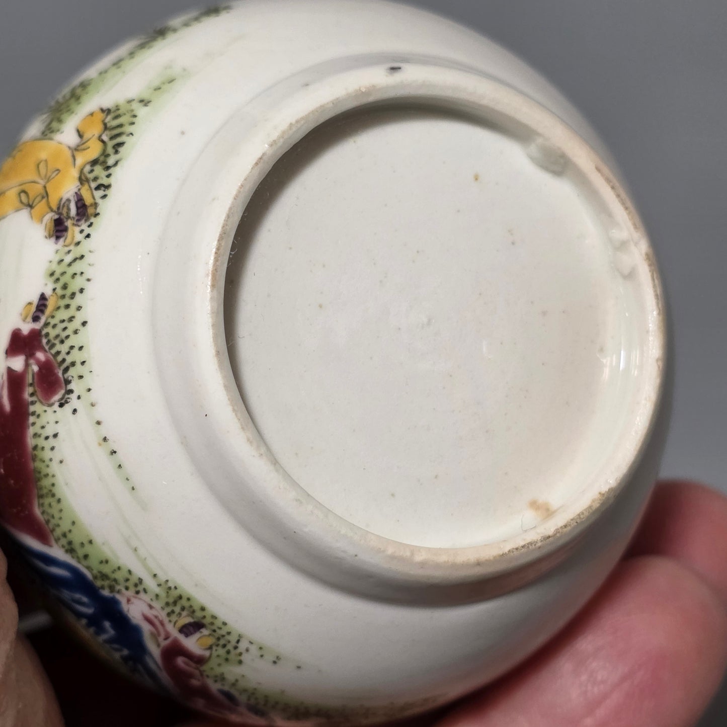 A Worcester Sparrow Beak Cream Jug, 18th Century, Baluster Form With Grooved Loop Handle