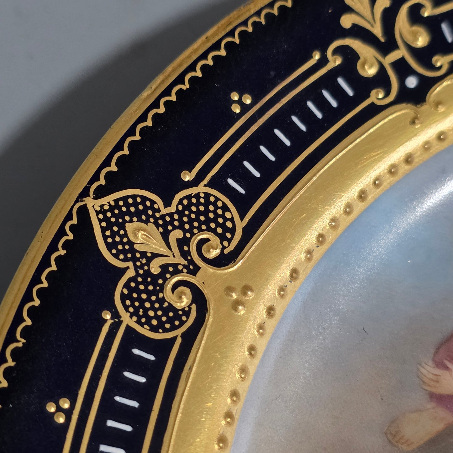 Superb 19thc Vienna Handpainted Plate signed F.Kohl
