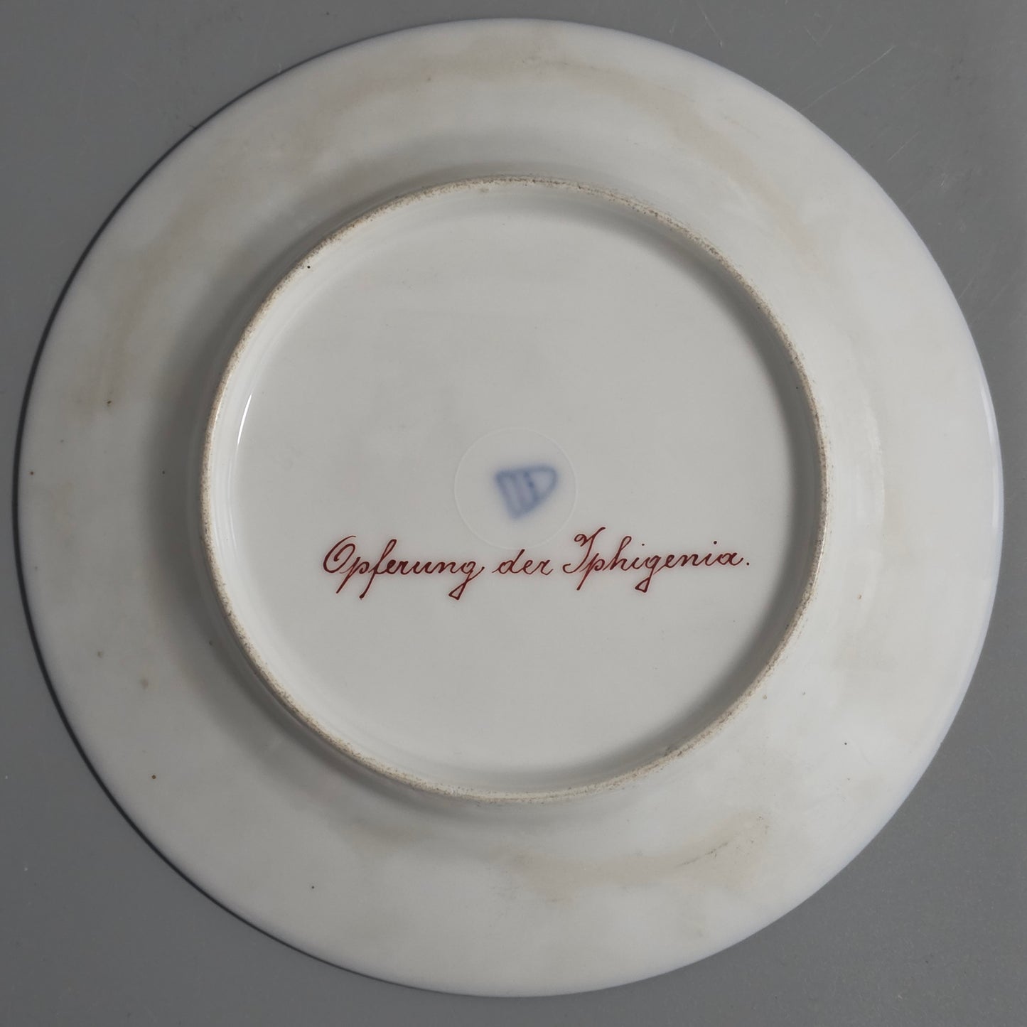Superb 19thc Vienna Handpainted Plate signed F.Kohl