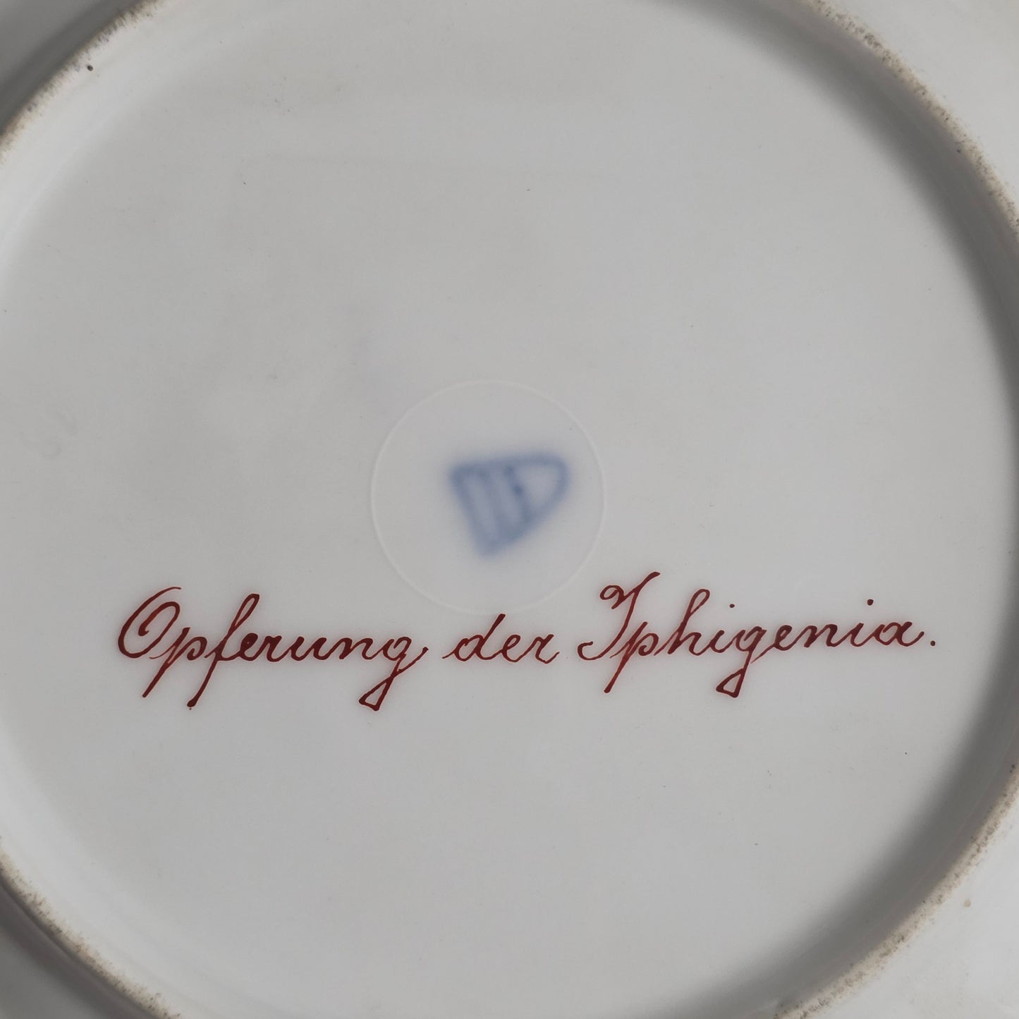 Superb 19thc Vienna Handpainted Plate signed F.Kohl