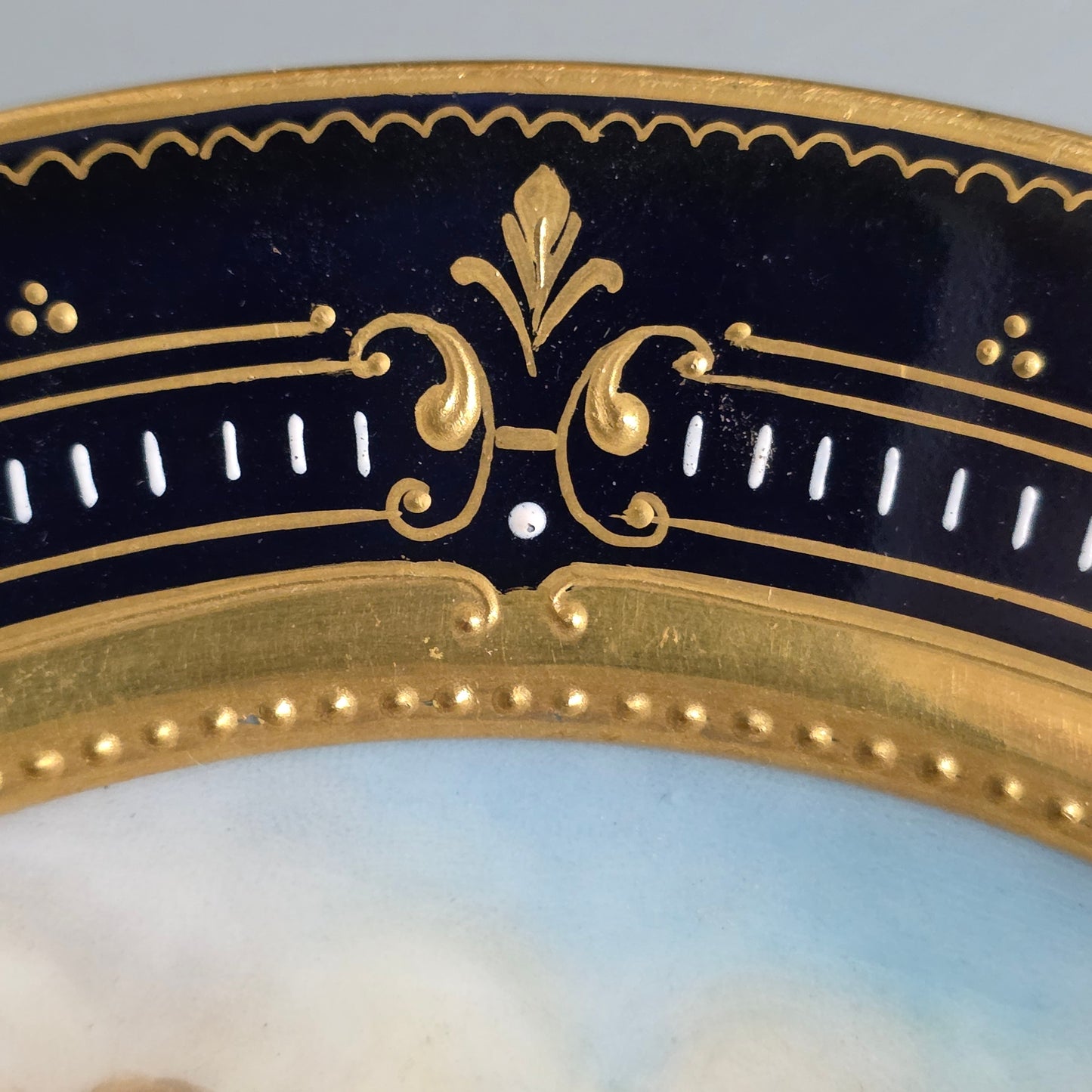 Superb 19thc Vienna Handpainted Plate signed F.Kohl