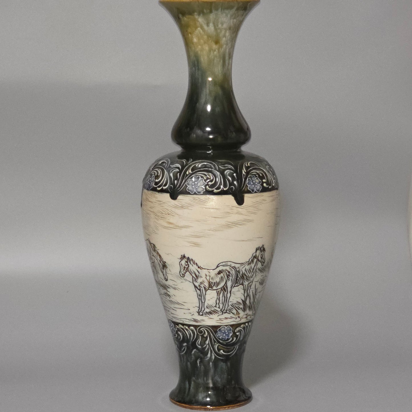 Large Hannah Barlow Vase for Doulton Lambeth. 44cm high