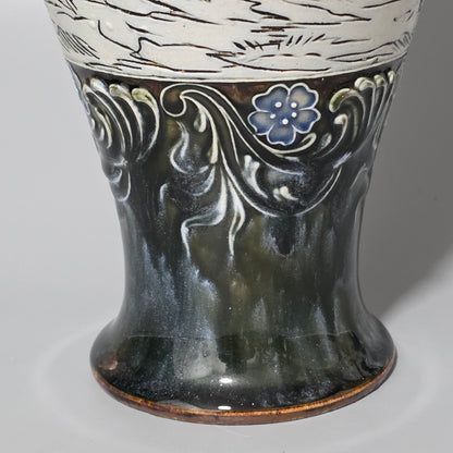 Large Hannah Barlow Vase for Doulton Lambeth. 44cm high