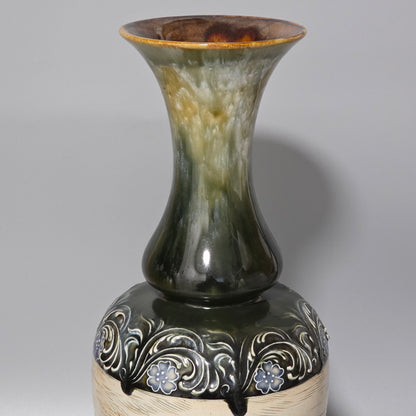 Large Hannah Barlow Vase for Doulton Lambeth. 44cm high