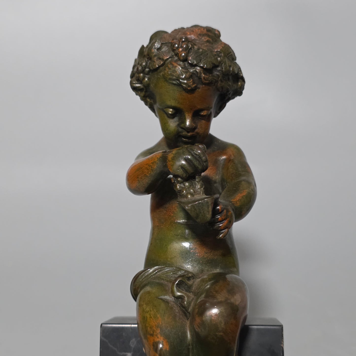 Charming Pair Of Early 20th Century Bronze & Marble Bookends