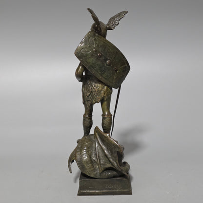 Ruffino Besserdich (1858–1915) – “Siegfried” Bronze Sculpture