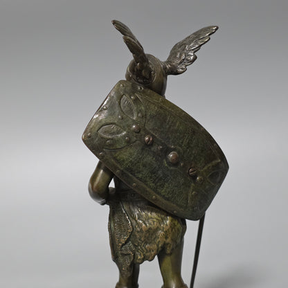 Ruffino Besserdich (1858–1915) – “Siegfried” Bronze Sculpture