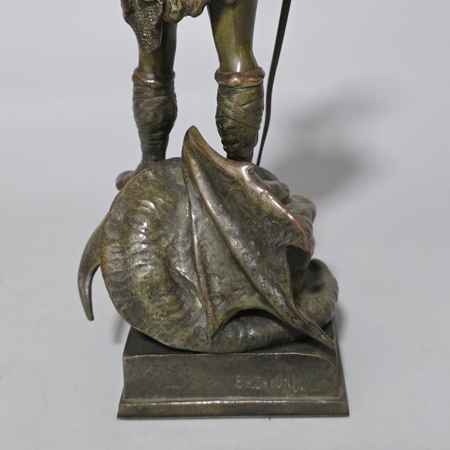 Ruffino Besserdich (1858–1915) – “Siegfried” Bronze Sculpture