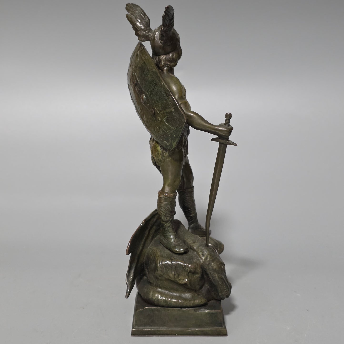 Ruffino Besserdich (1858–1915) – “Siegfried” Bronze Sculpture