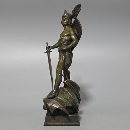 Ruffino Besserdich (1858–1915) – “Siegfried” Bronze Sculpture