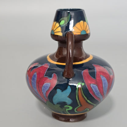 Rare Wileman Intarsio Vase Art Nouveau Floral Pattern 3109 C1900 Shelley Interest