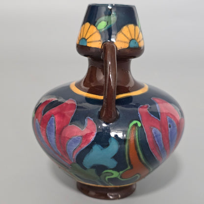 Rare Wileman Intarsio Vase Art Nouveau Floral Pattern 3109 C1900 Shelley Interest