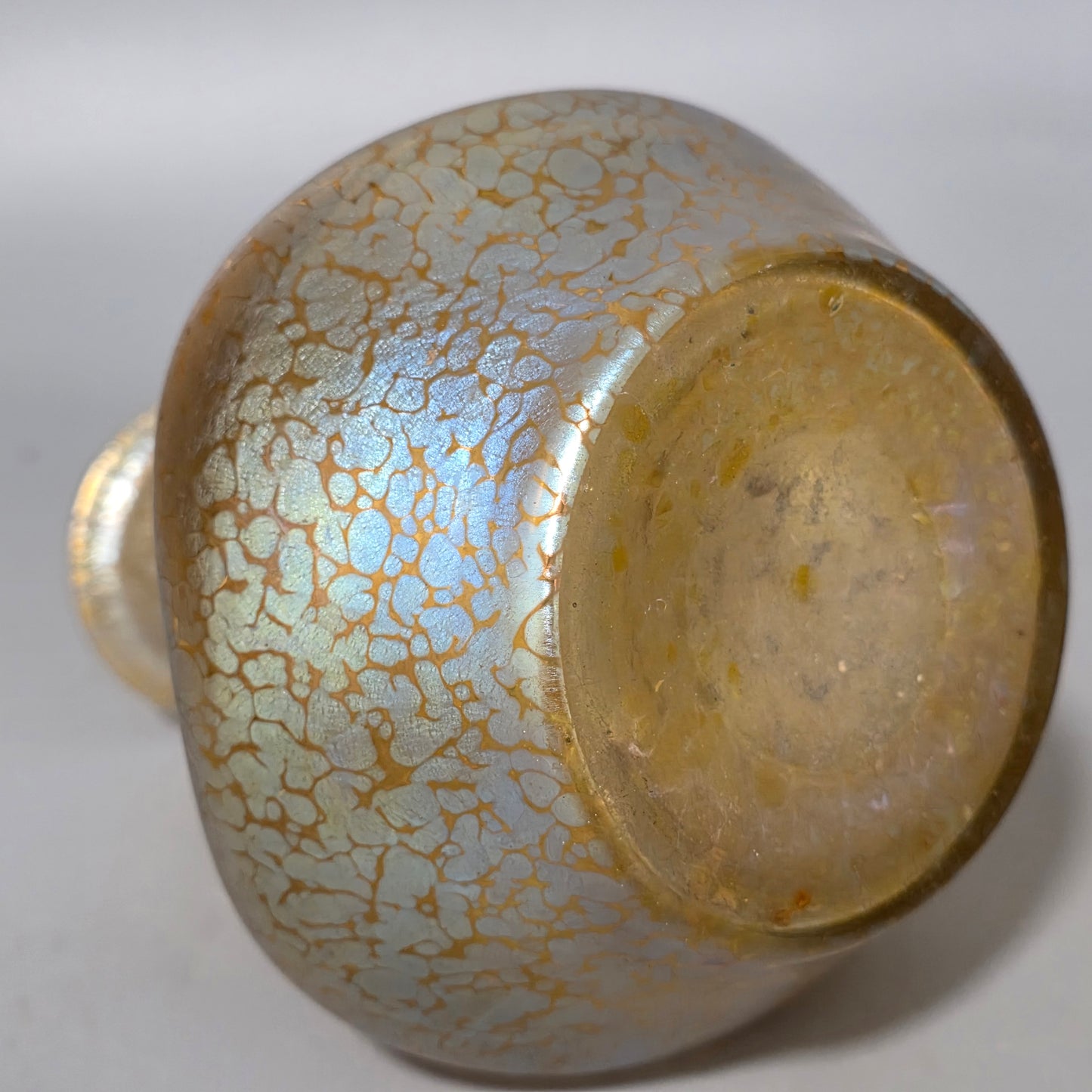 Fabulous pair of “Candia Papillon” Pattern Iridescent Glass Loetz vases c1900