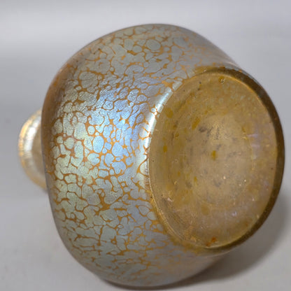 Fabulous pair of “Candia Papillon” Pattern Iridescent Glass Loetz vases c1900