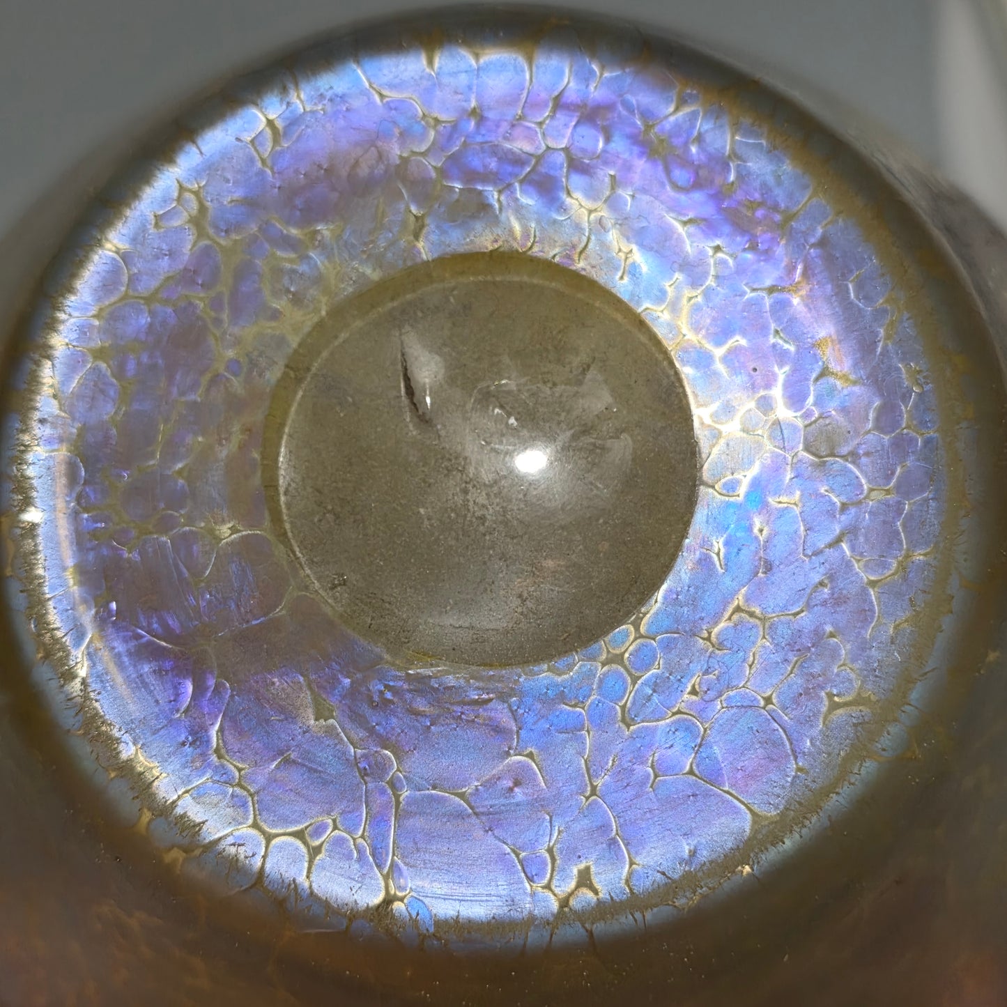 Fabulous pair of “Candia Papillon” Pattern Iridescent Glass Loetz vases c1900