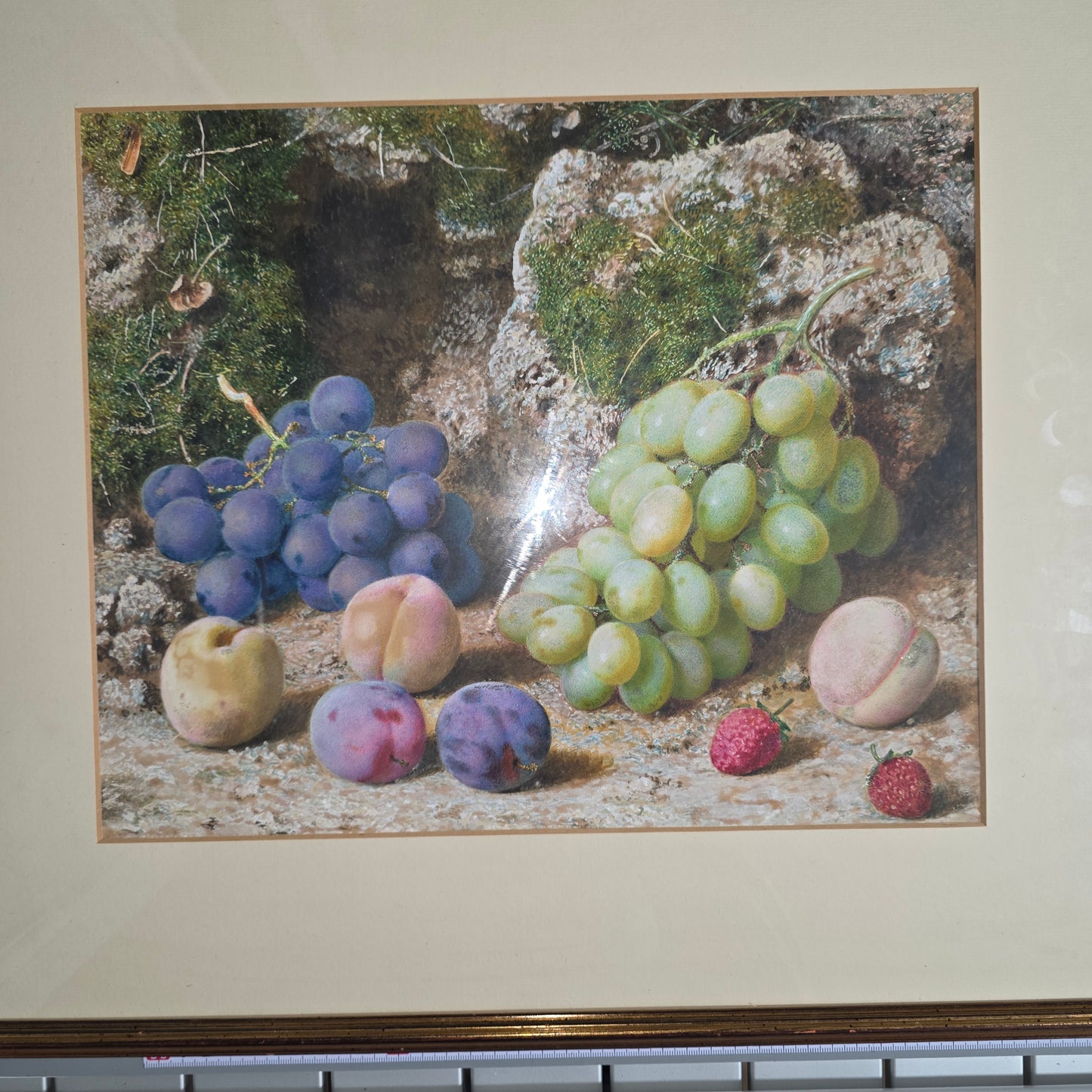 Fabulous Watercolour Still Life Fruit By John Sherrin (british, 1819 - 1896)