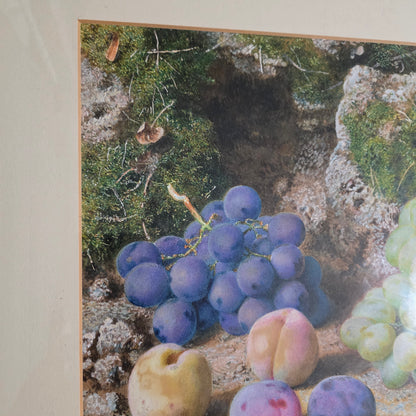 Fabulous Watercolour Still Life Fruit By John Sherrin (british, 1819 - 1896)