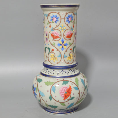 Large Thomas Webb Antique Moroccan Tapestry Vase 31.25cm