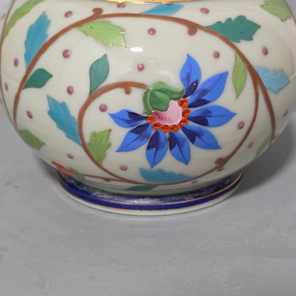 Large Thomas Webb Antique Moroccan Tapestry Vase 31.25cm
