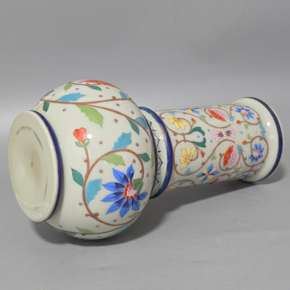 Large Thomas Webb Antique Moroccan Tapestry Vase 31.25cm