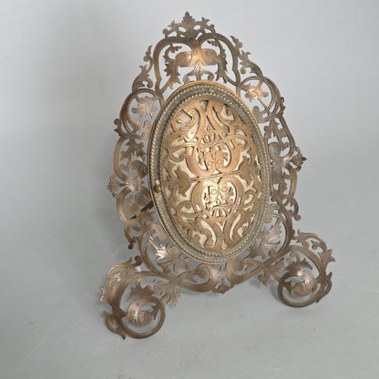 Fabulous Pierce Antique Brass Frame With Hinged Door "Marion London' C1880