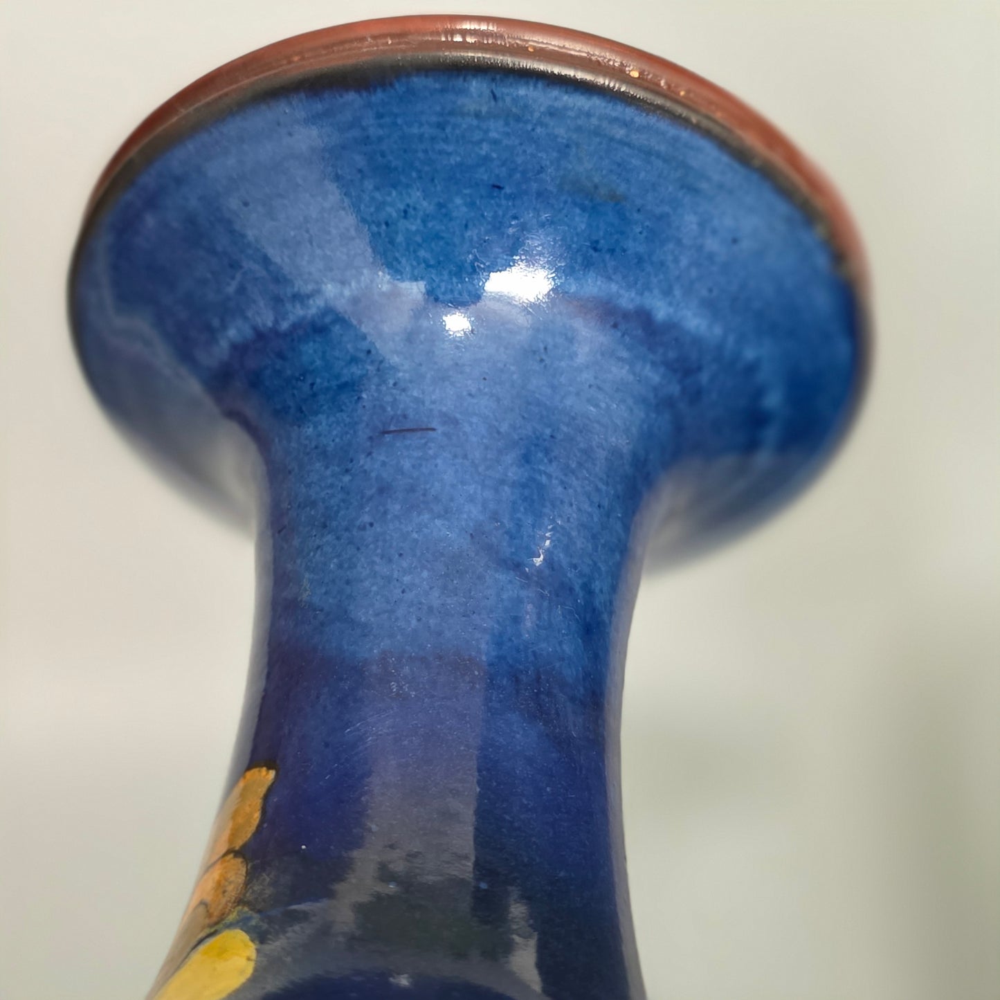 A Pair Of Doulton Lambeth Faience Vases, Late 19th Century, Decorated By Alberta L. Green