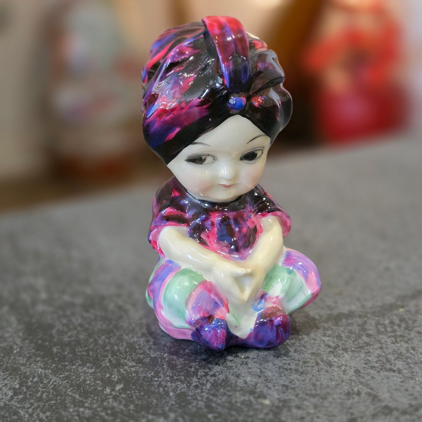 Royal Doulton Rare Figure "Boy With A Turban" Hn1212 10Cm High