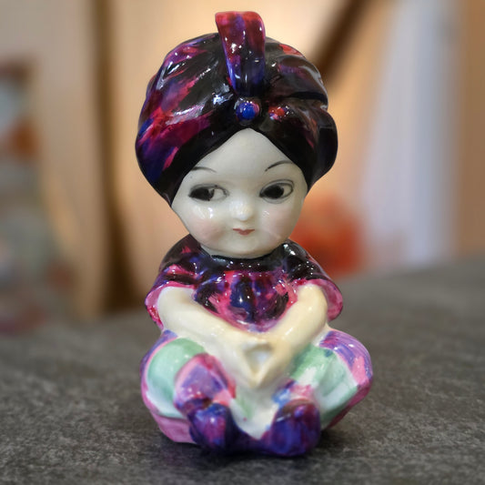 Royal Doulton Rare Figure "Boy With A Turban" Hn1212 10Cm High