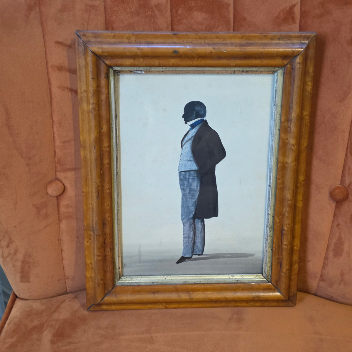 Fine & Well-executed Hand-cut Full-length Silhouette of a Gentleman (Att Frith)