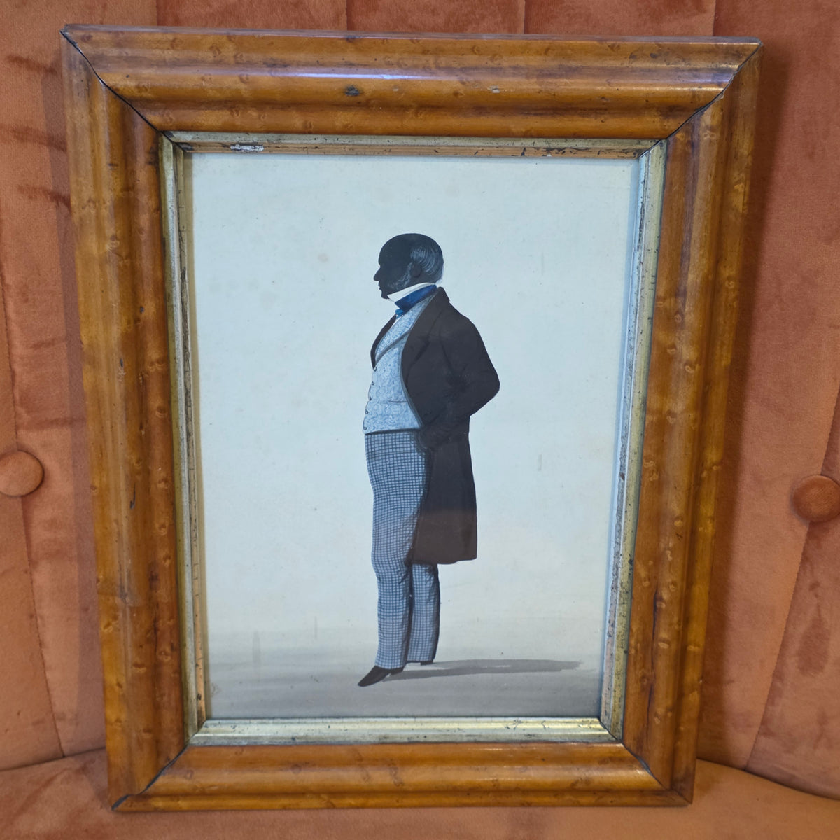Fine & Well-executed Hand-cut Full-length Silhouette of a Gentleman (Att Frith)