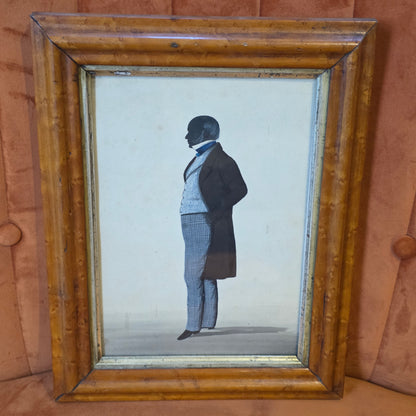 Fine & Well-executed Hand-cut Full-length Silhouette of a Gentleman (Att Frith)
