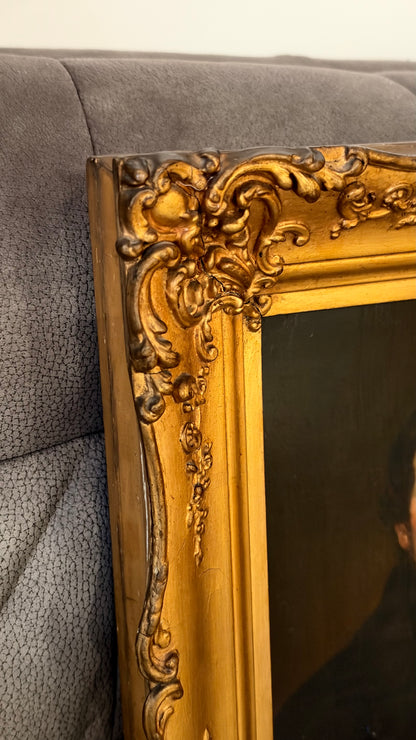 Fine Regency Portrait Oil on Panel of a Gentleman