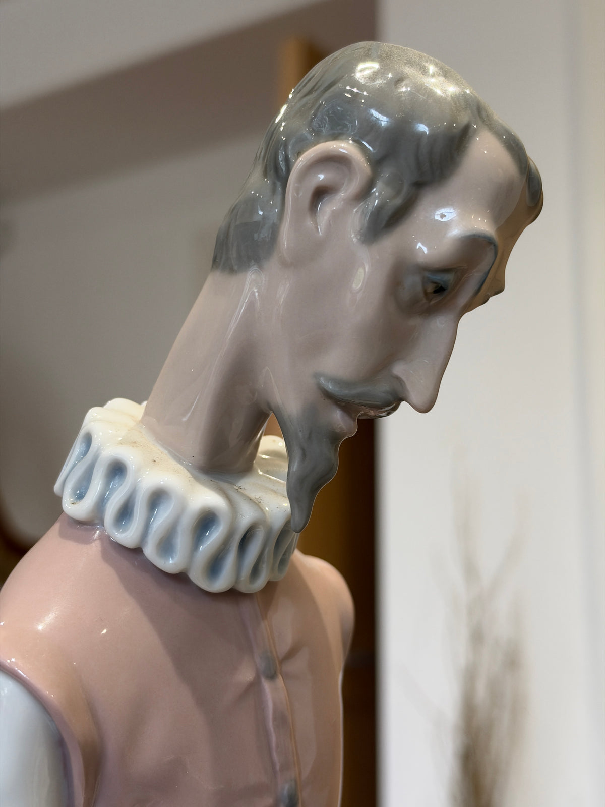 LLADRO Rare Don Quixote 47cm Figurine Seated Reading- Excellent Condition