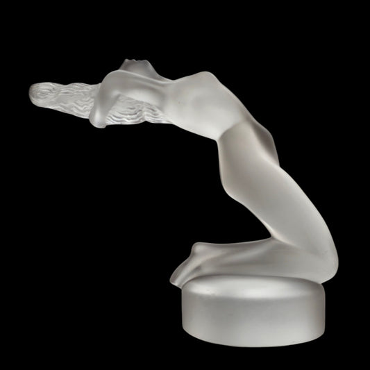 Beautiful Lalique Nude Chrysis Figurine Holding Hair