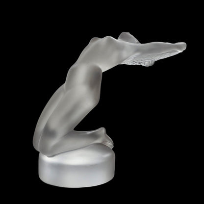 Beautiful Lalique Nude Chrysis Figurine Holding Hair