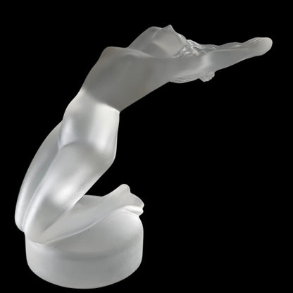 Beautiful Lalique Nude Chrysis Figurine Holding Hair