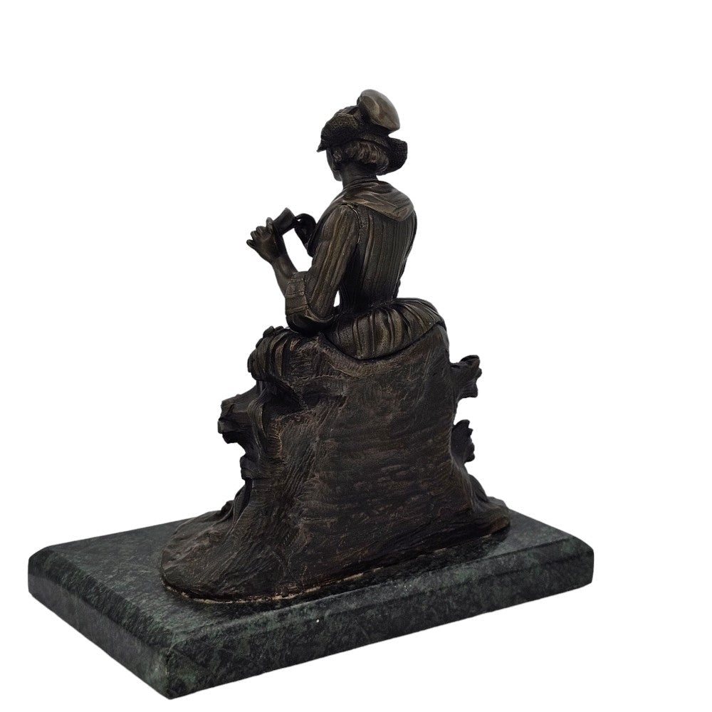 Fabulous Large Bronze Of A Lady C1870