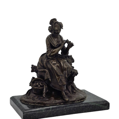 Fabulous Large Bronze Of A Lady C1870