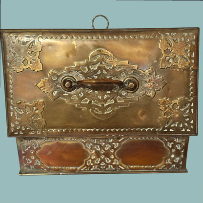 Fine Quality Late 19th Or Early 20th Century Brass Eastern Casket, Super Quality