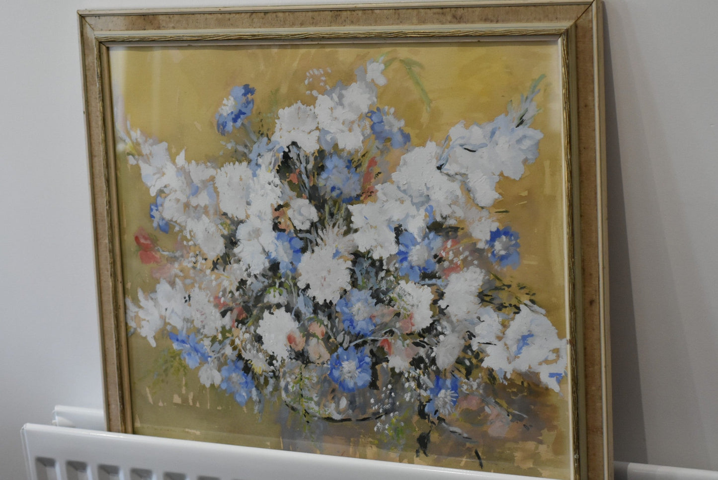 Fabulous Large Floral Painting Signed M.D.Parkinson 1966