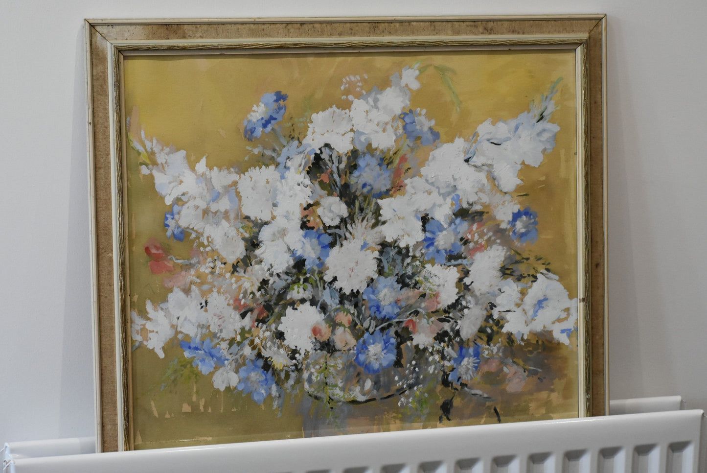 Fabulous Large Floral Painting Signed M.D.Parkinson 1966